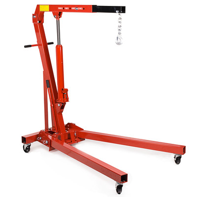 1 Ton Heavy Duty Folding Hydraulic Car Engine Repair Workshop Crane 